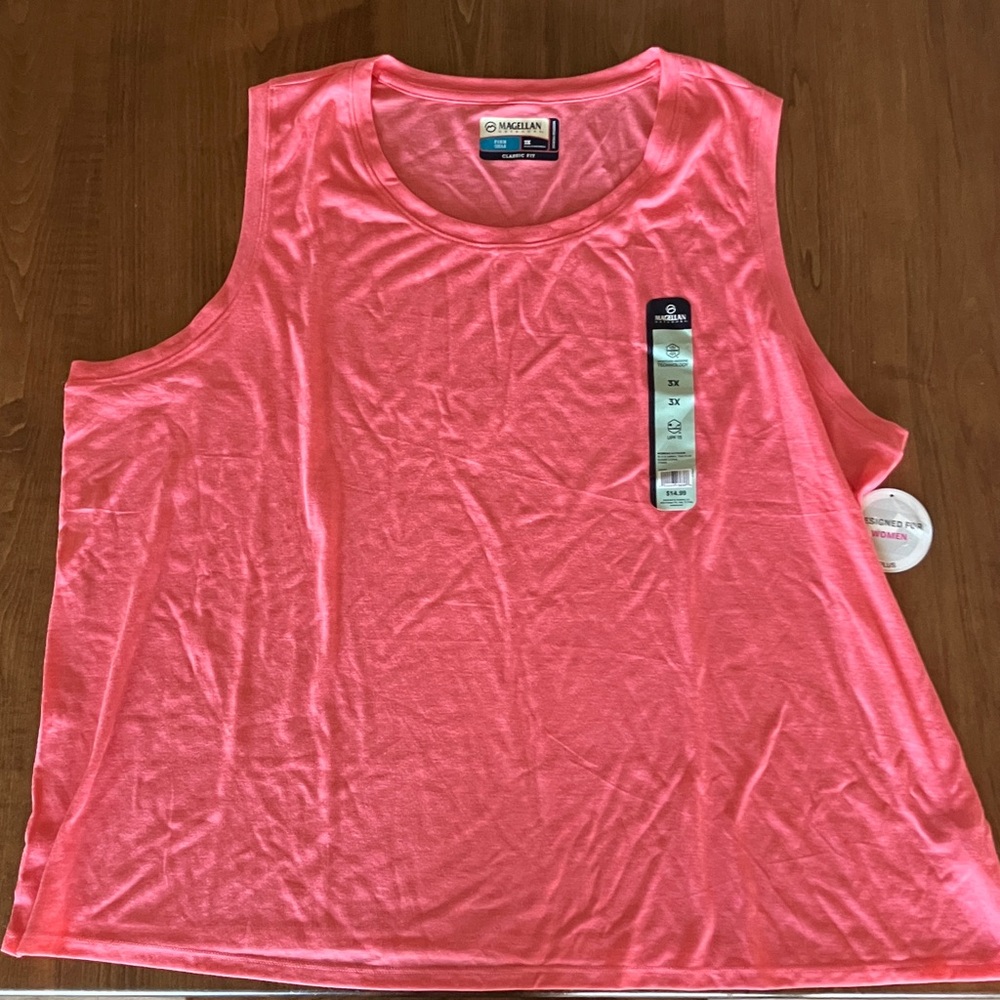 Magellan Outdoors Women's Coral Pink Active Tank Top